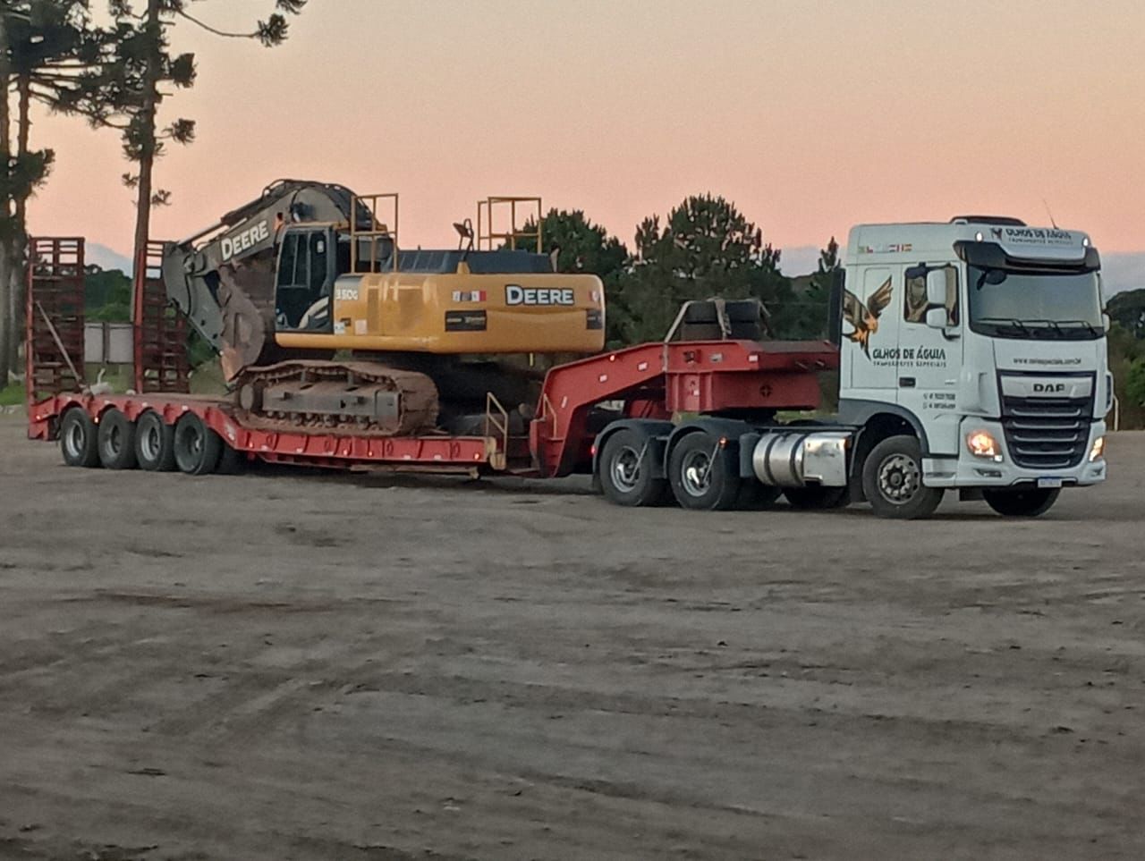 Transporte de cargas excedentes